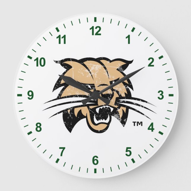 Ohio University Distressed Large Clock (Front)
