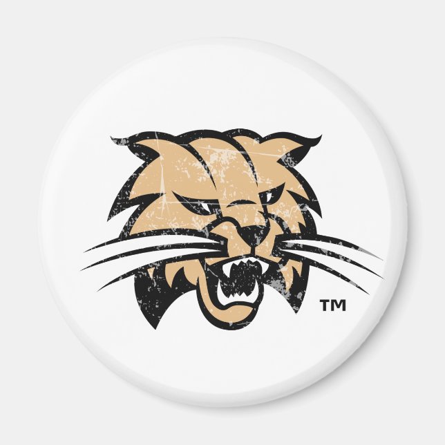 Ohio University Distressed Magnet (Front)