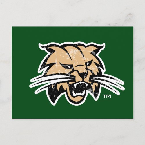 Ohio University Distressed Postcard