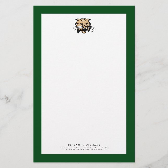 Ohio University Distressed Stationery (Front)
