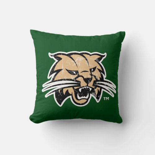Ohio University Distressed Throw Pillow