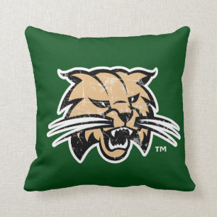 Ohio University Distressed Throw Pillow