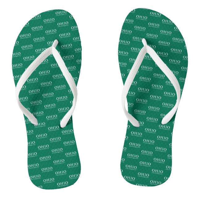 Ohio University Flip Flops (Footbed)