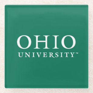 Ohio University Glass Coaster