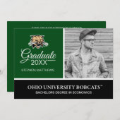 Ohio University Graduation Invitation (Front/Back)