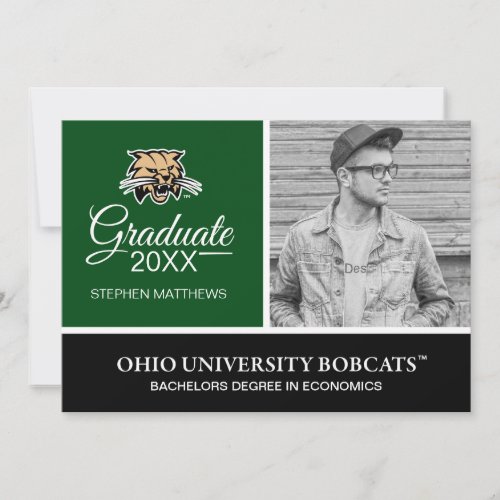 Ohio University Graduation Invitation
