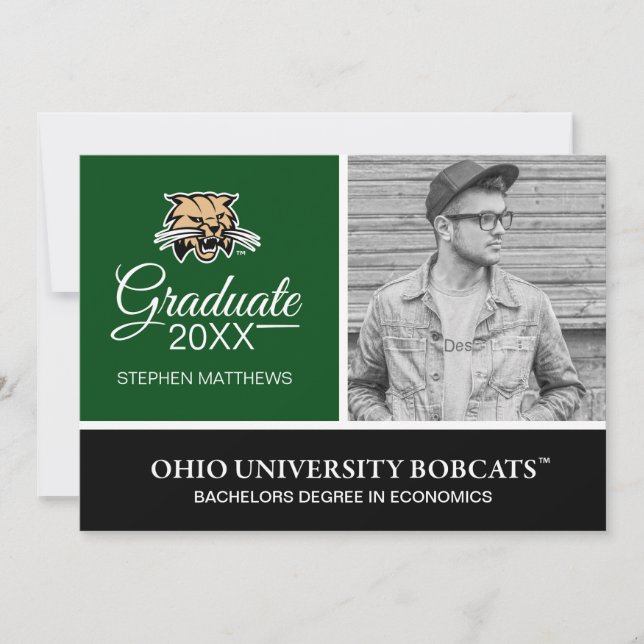 Ohio University Graduation Invitation (Front)