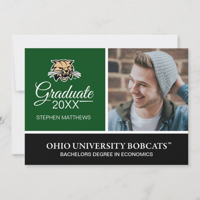 Ohio University Graduation Invitation (Front)