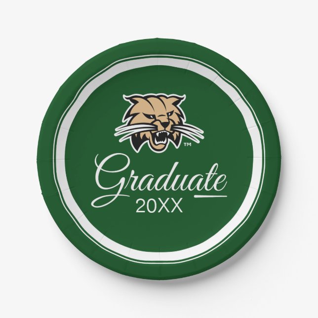 Ohio University Graduation Paper Plates (Front)
