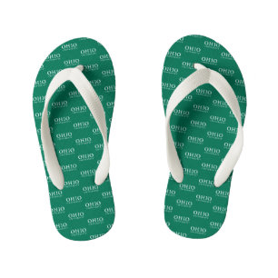Ohio University Kid's Flip Flops