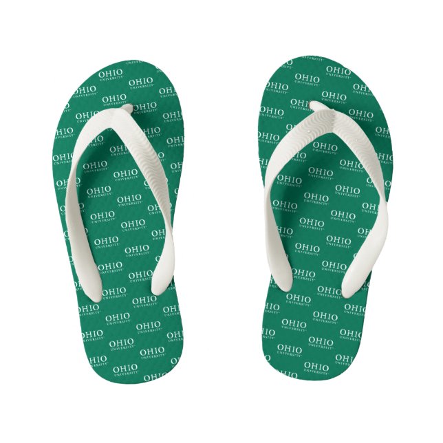 Ohio University Kid's Flip Flops (Footbed)