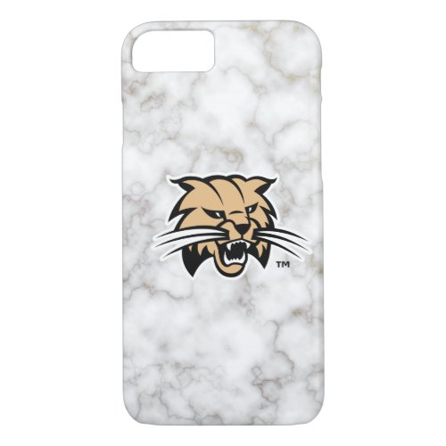 Ohio University Logo White Marble iPhone 87 Case