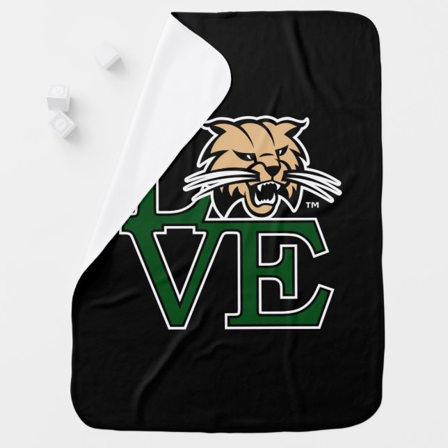 Ohio University Love Baby Blanket (In Situ)