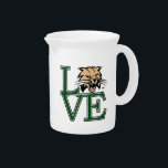 Ohio University Love Beverage Pitcher<br><div class="desc">Check out these new Ohio University designs! Show off your OU Bobcat pride with these new Ohio University products. These make perfect gifts for the Bobcats student, alumni, family, friend or fan in your life. All of these Zazzle products are customizable with your name, class year, or club. Go Bobcats!...</div>
