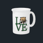 Ohio University Love Beverage Pitcher<br><div class="desc">Check out these new Ohio University designs! Show off your OU Bobcat pride with these new Ohio University products. These make perfect gifts for the Bobcats student, alumni, family, friend or fan in your life. All of these Zazzle products are customizable with your name, class year, or club. Go Bobcats!...</div>