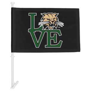 Ohio University Love Car Flag