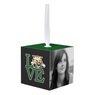 Ohio University Love Cube Ornament