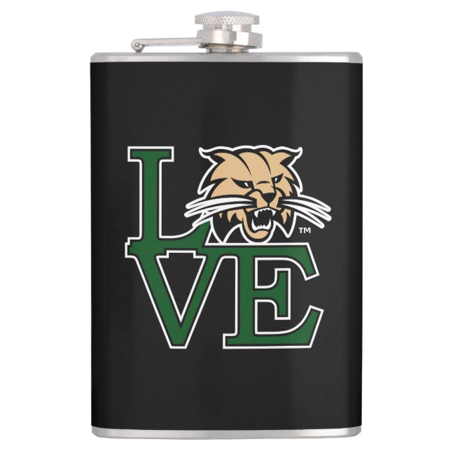 Ohio University Love Flask (Front)