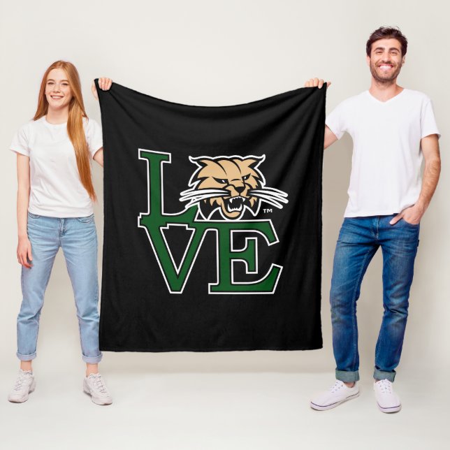 Ohio University Love Fleece Blanket (In Situ)
