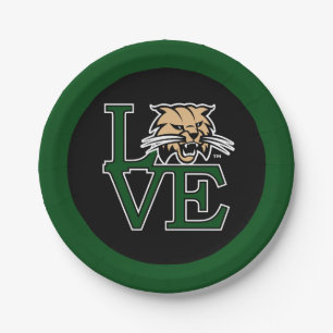 Ohio University Love Paper Plates