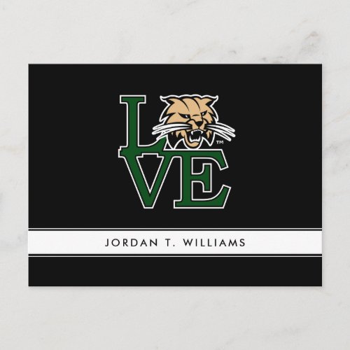 Ohio University Love Postcard