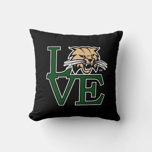 Ohio University Love Throw Pillow