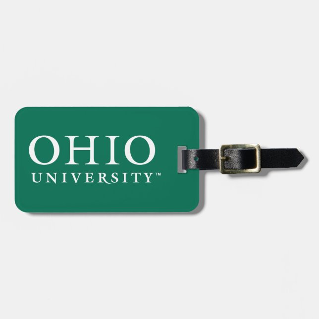 Ohio University Luggage Tag (Front Horizontal)