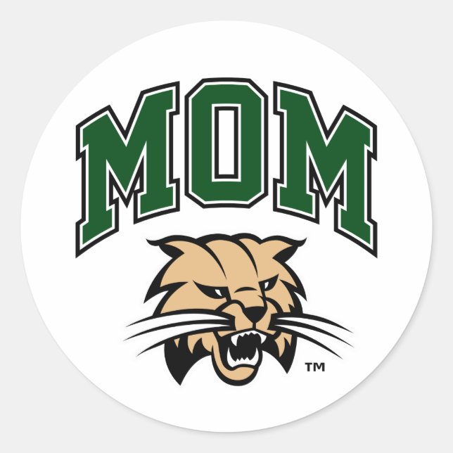 Ohio University Mom Classic Round Sticker (Front)