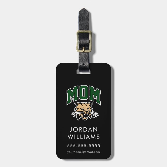 Ohio University Mom Luggage Tag (Front Vertical)