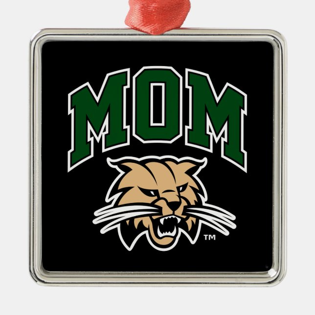 Ohio University Mom Metal Ornament (Front)