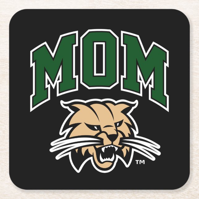 Ohio University Mom Square Paper Coaster (Front)