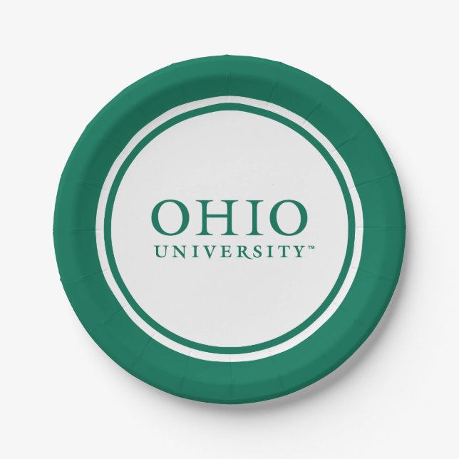 Ohio University Paper Plates (Front)