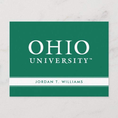 Ohio University Postcard