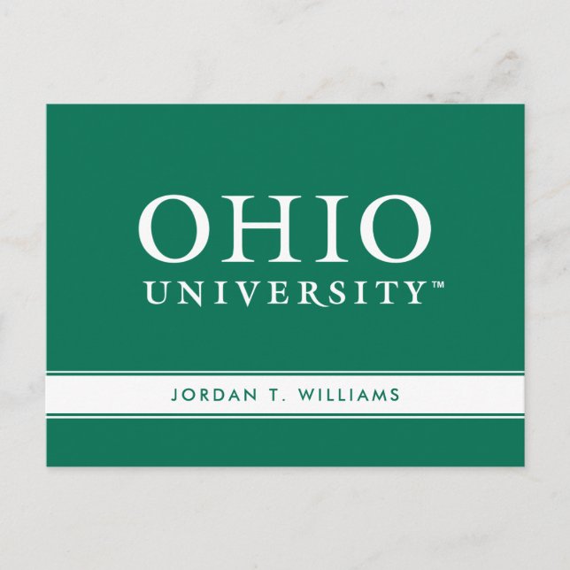 Ohio University Postcard (Front)