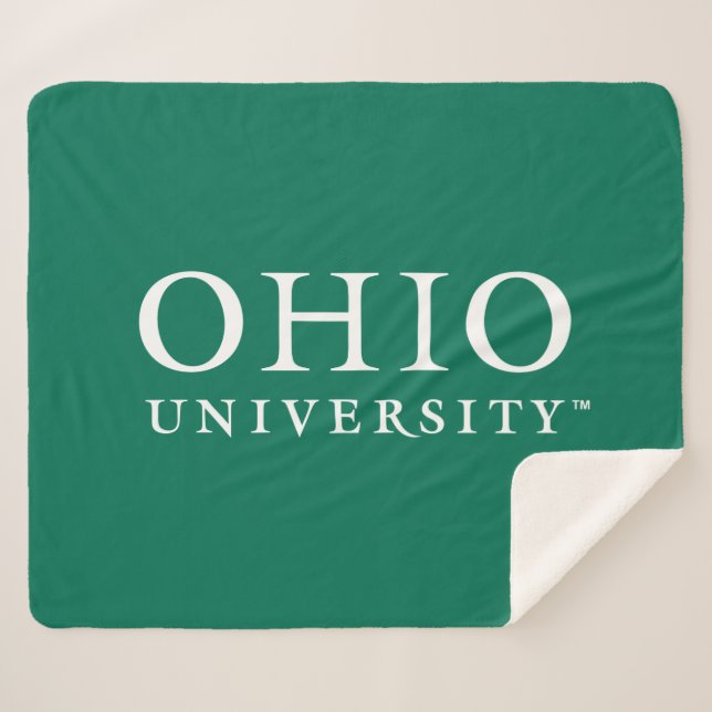 Ohio University Sherpa Blanket (Front (Horizontal))