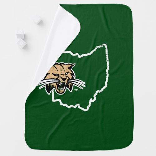Ohio University State Baby Blanket