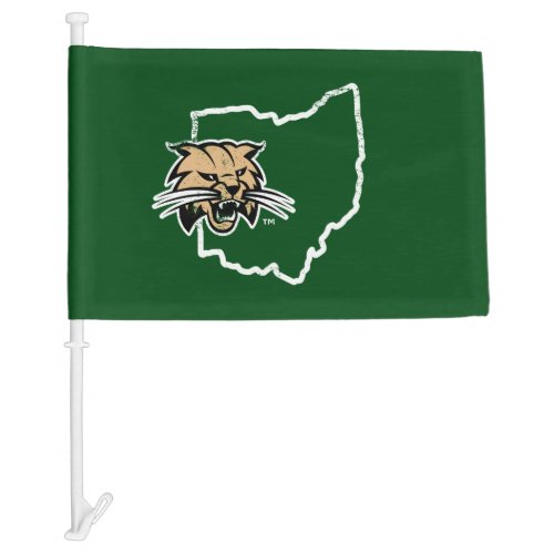Ohio University State Car Flag