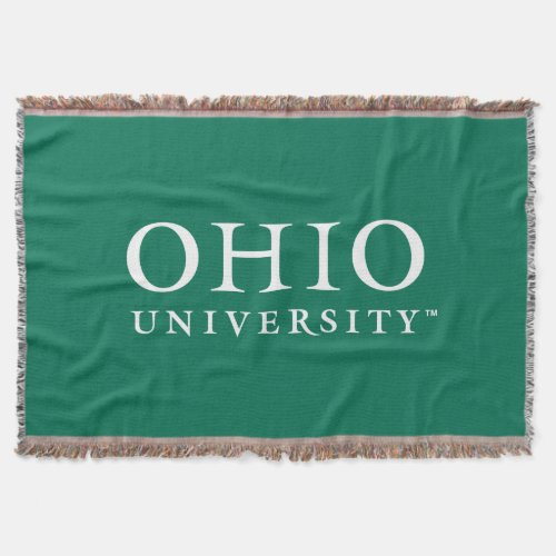 Ohio University Throw Blanket