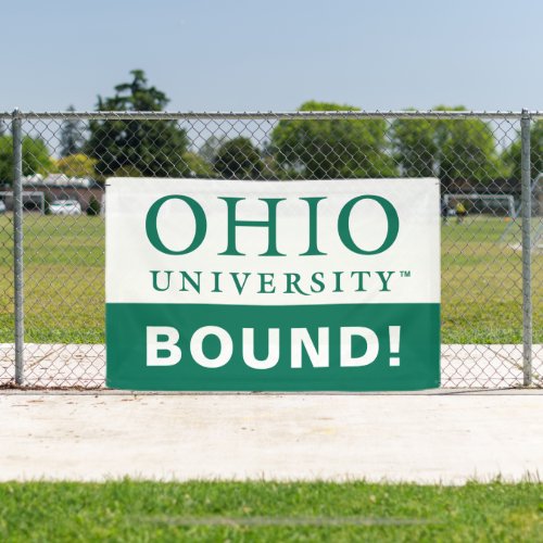 Ohio University Wordmark  Graduation Banner