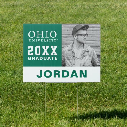 Ohio University Wordmark  Graduation Sign