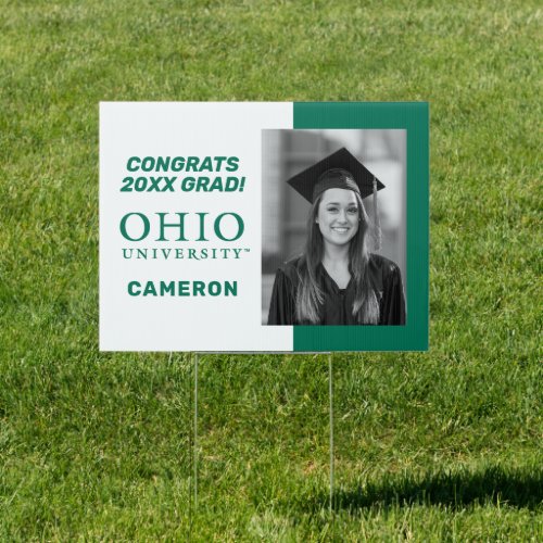 Ohio University Wordmark  Graduation Sign