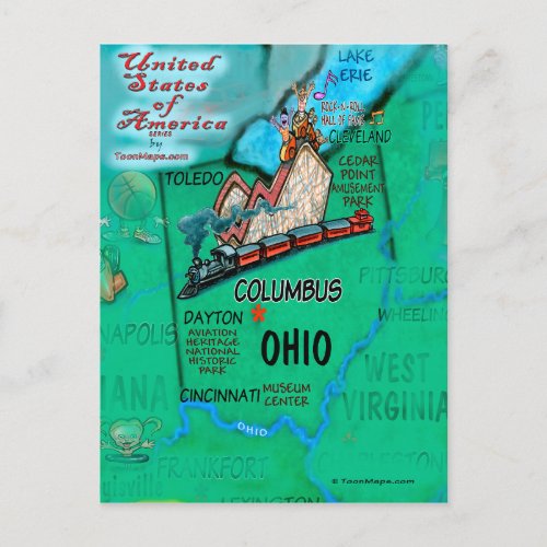 Ohio USA Card