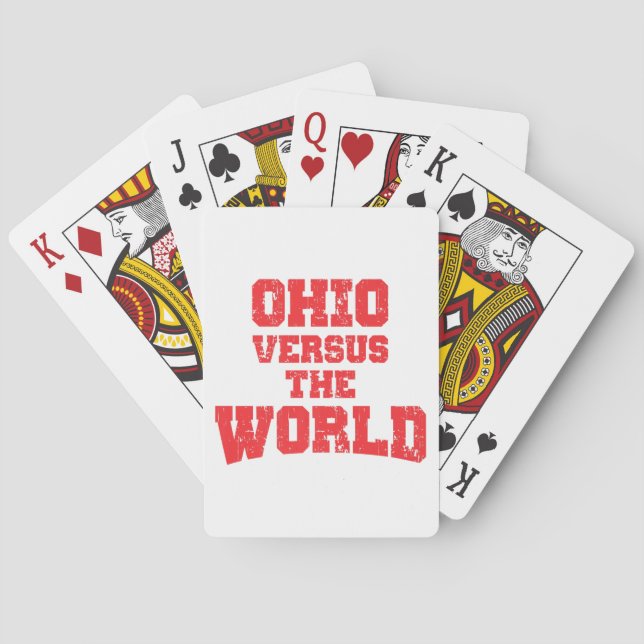OHIO VERSUS THE WORLD POKER CARDS (Back)