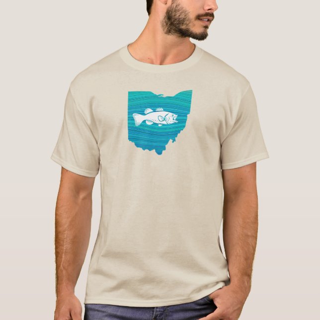 Ohio Wave Fishing T-Shirt (Front)