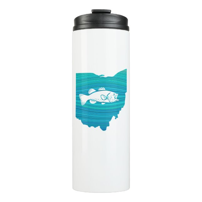 Ohio Wave Fishing Thermal Tumbler (Front)