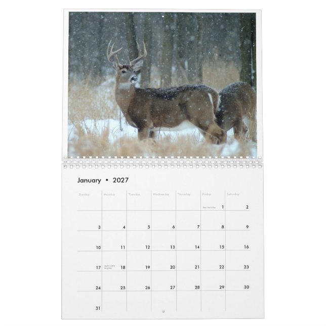 OHIO WILDLIFE CALENDAR-A CALENDAR (Jan 2027)