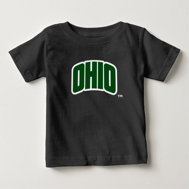 Ohio Wordmark Baby T-Shirt (Front)