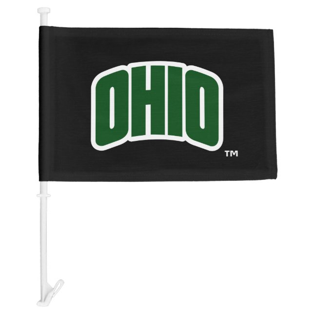 Ohio Wordmark Car Flag (Front)