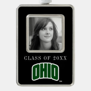 Ohio Wordmark Christmas Ornament