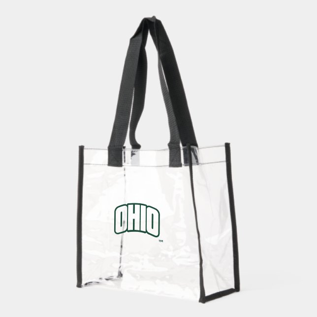 Ohio Wordmark Clear Tote Bag (Left)